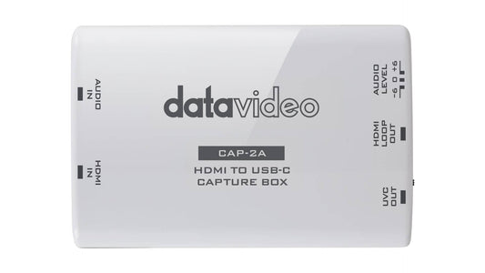 Datavideo CAP-2A HDMI to USB-C Capture Box - view 2