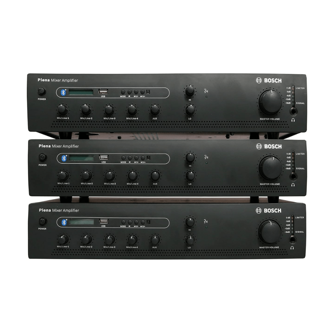 Bosch Plena PLE - 1ME240 - 3IN, 240W Compact Mixer Amplifier - Universal AV Solutions