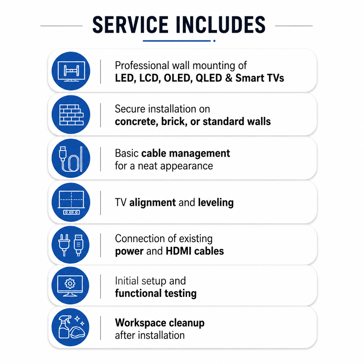 Display TV Installation - Universal AV Solutions