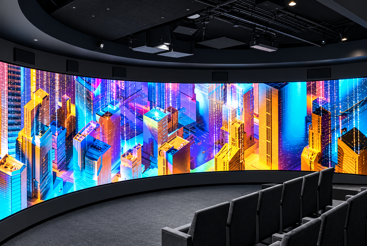 Flexible LED Video Wall - Curved & Bendable Display - Universal AV Solutions
