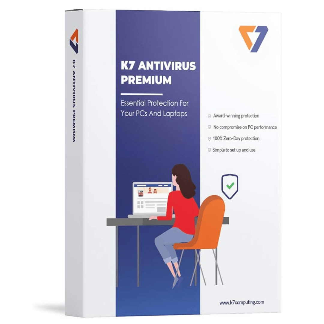 K7 antivirus premium 1 Pc 1 Year - Universal AV Solutions