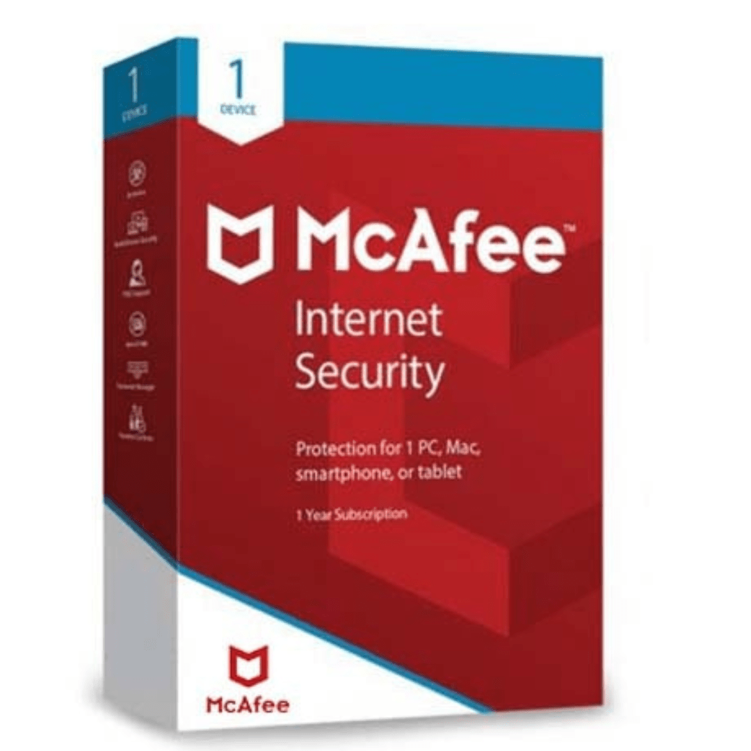 Mcafee Internet Security 1 Pc 1 Year - Universal AV Solutions