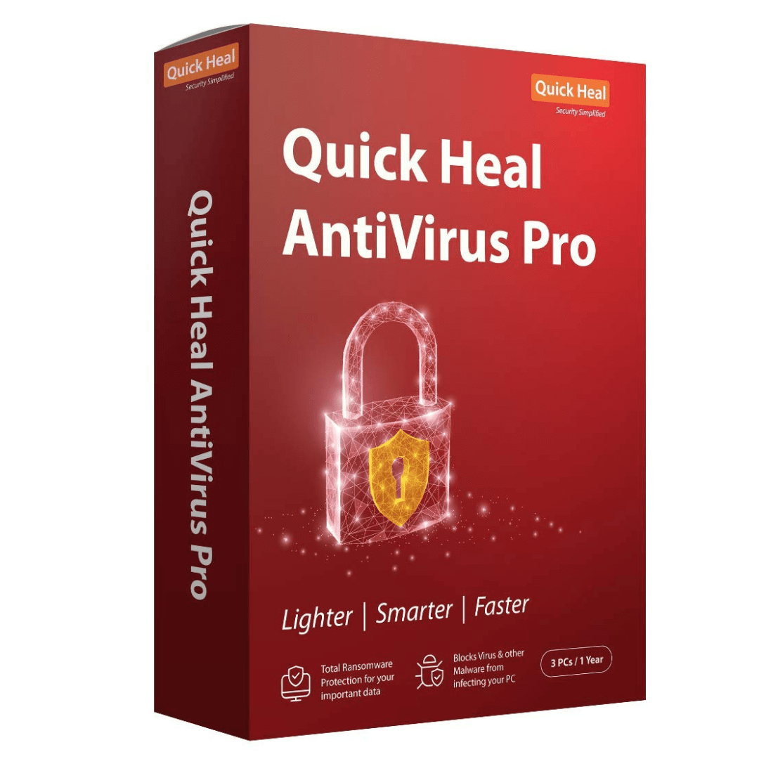 Quick Heal Antivirus Pro 3 User 1 Year - Universal AV Solutions