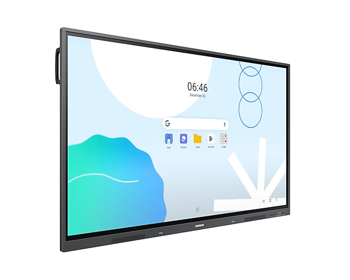 Samsung WAF Series 4K interactive flat panel display for classrooms and meeting rooms