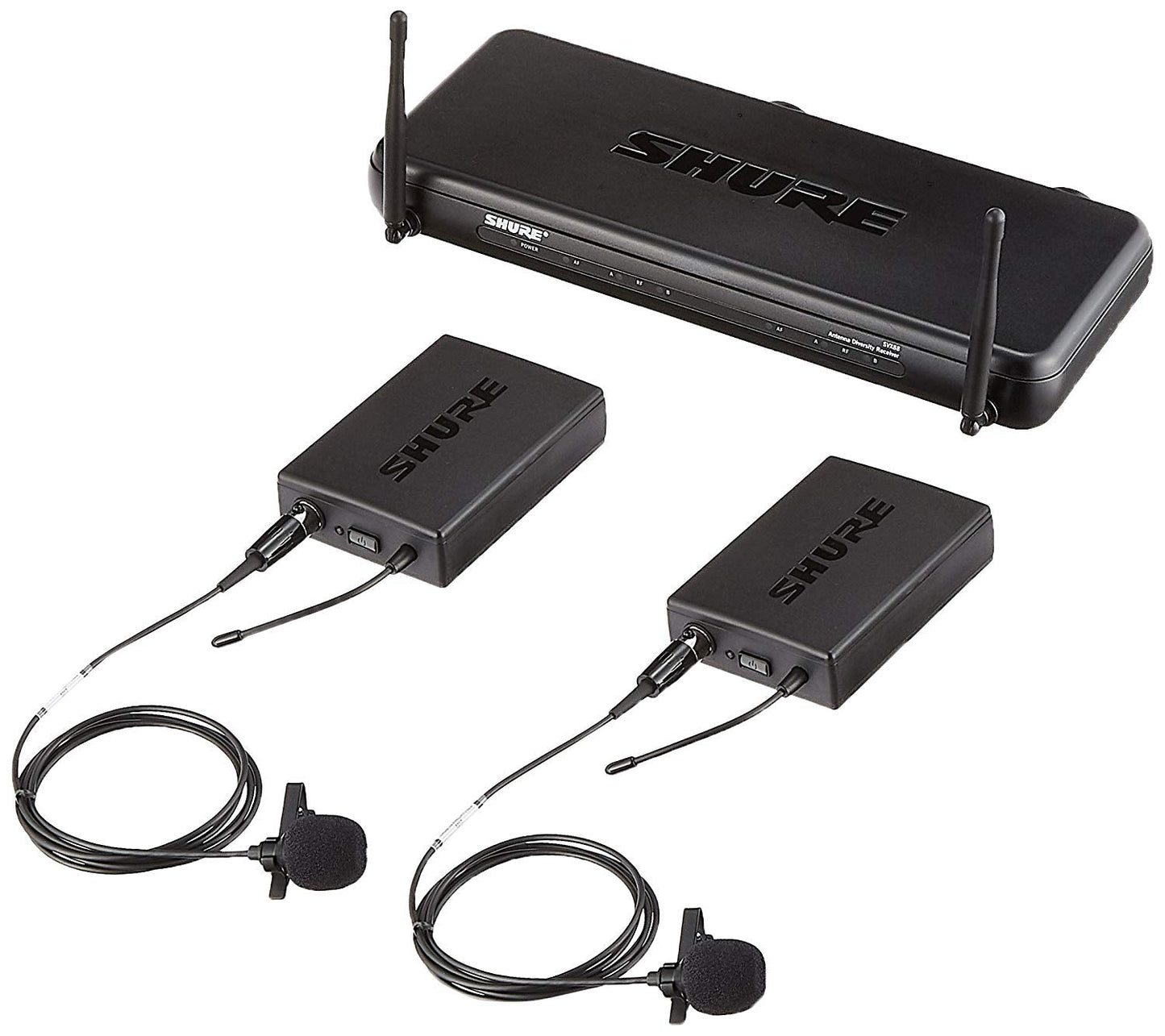 Shure SVX188/CVL Dual Lapel Wireless Microphone System - Universal AV Solutions