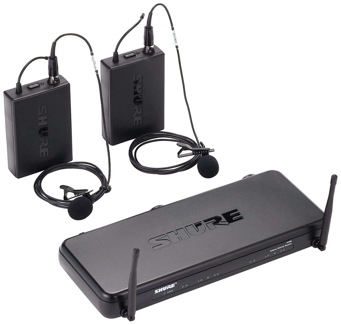 Shure SVX188/CVL Dual Lapel Wireless Microphone System - Universal AV Solutions