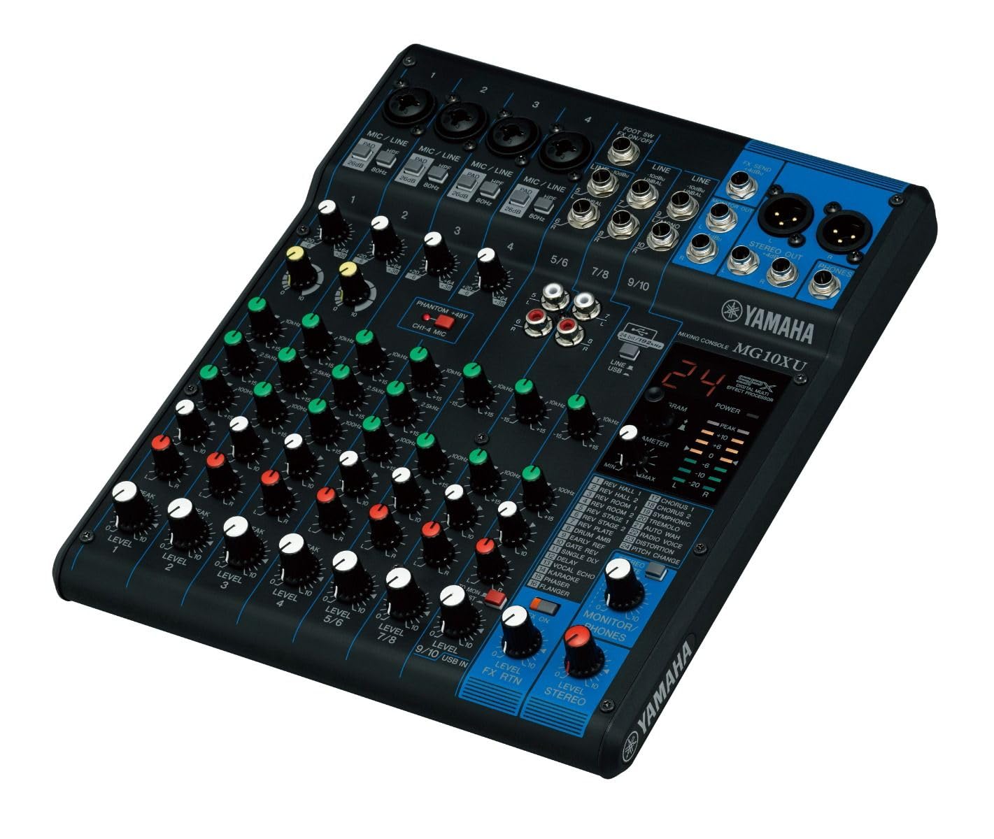 Yamaha 10 Channel Analog Mixer MG10XU - Universal AV Solutions