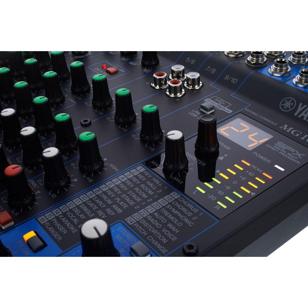 Yamaha 10 Channel Analog Mixer MG10XU - Universal AV Solutions