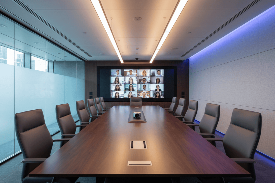Boardroom Video Conferencing Systems in 2026: Why Smart Enterprises Are Redesigning Their Meeting Rooms - Universal AV Solutions