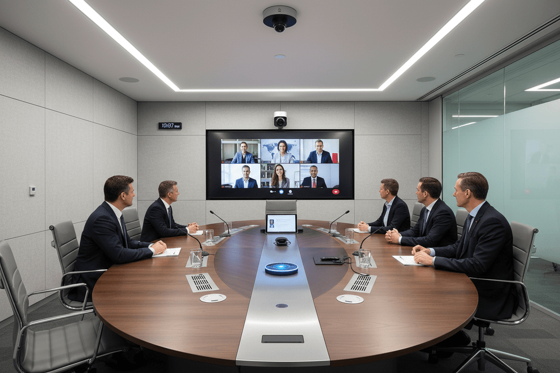 Conference Room Video Conferencing System for Corporate Offices in 2026 - Universal AV Solutions