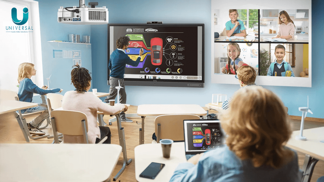 Top 10 Benefits of Using Interactive Flat Panels for Education - Universal AV Solutions