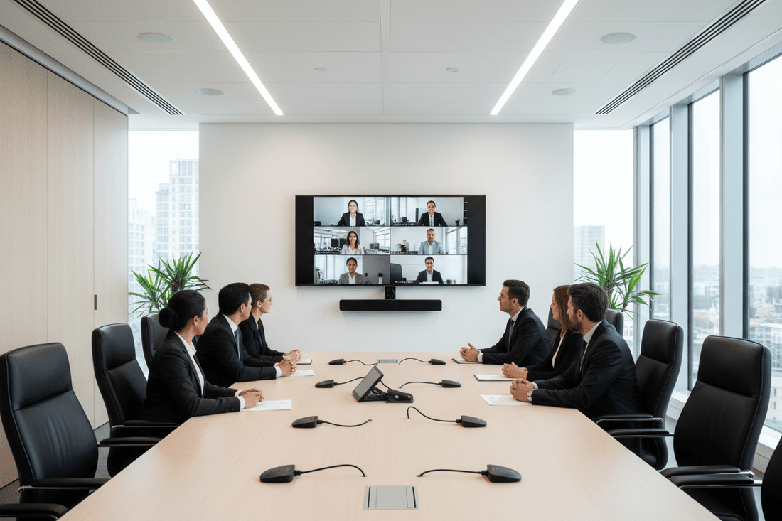 Video Conferencing for Offices in 2026: The Complete Enterprise Guide to Smarter, Scalable Communication - Universal AV Solutions