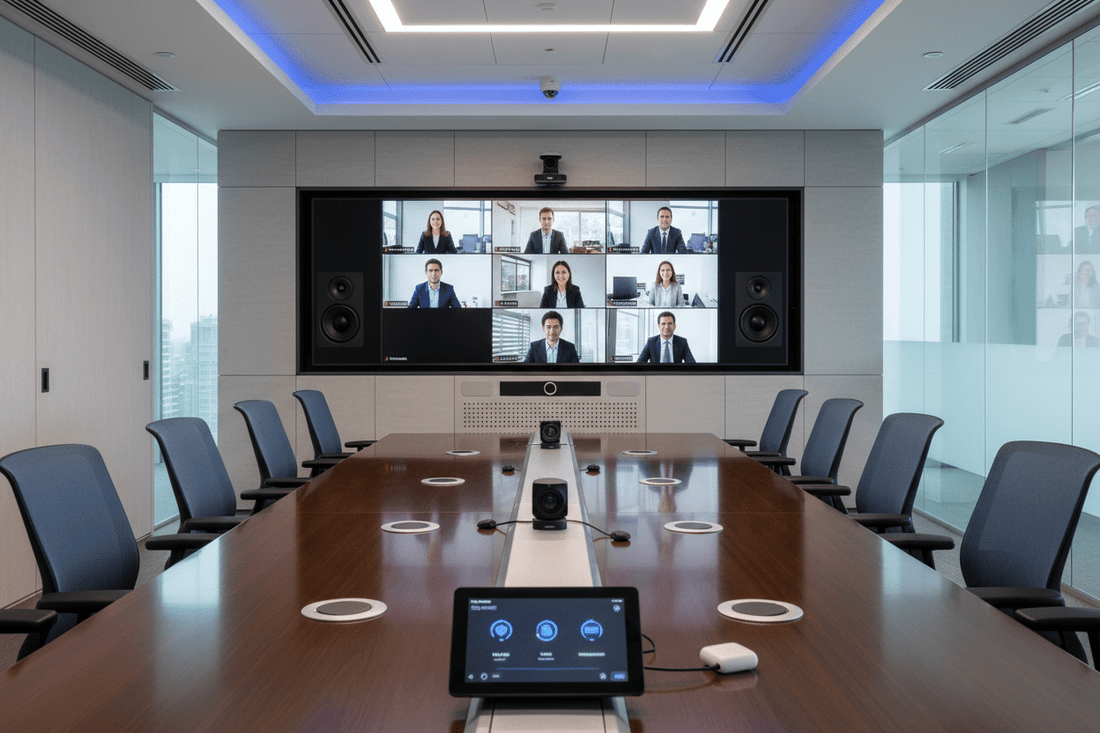 What Are Video Conferencing Solutions and Why Do Businesses Need Them in 2026? - Universal AV Solutions