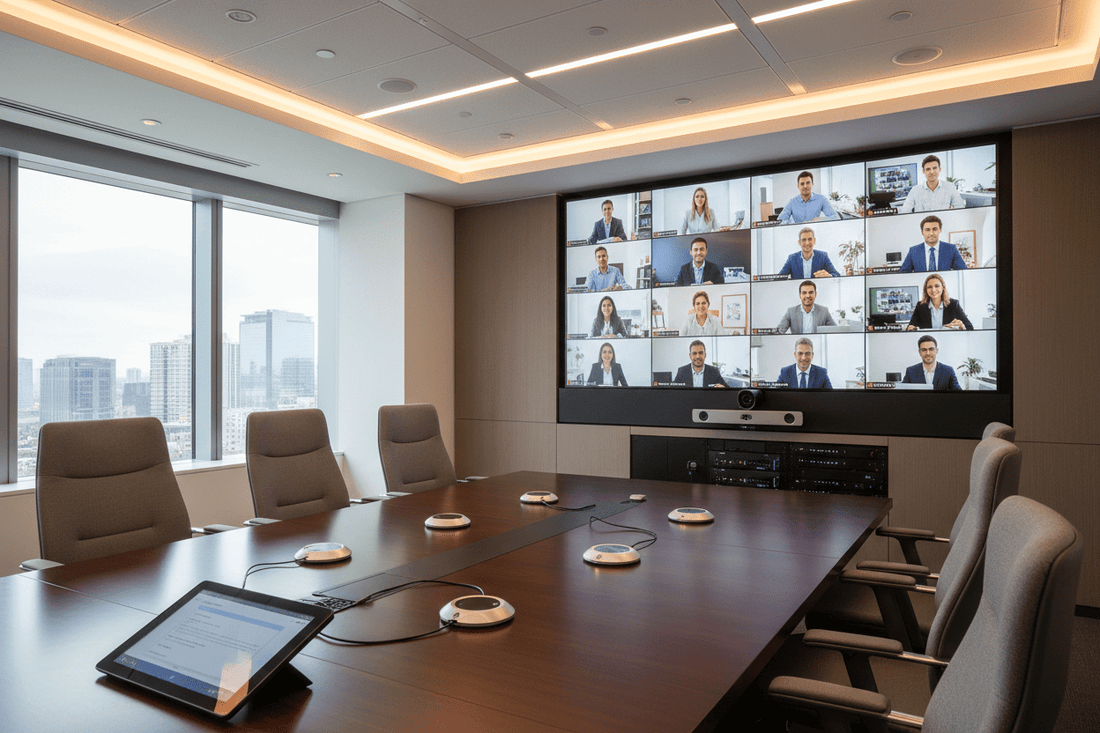 Why AI-Powered Video Conferencing Systems Are Becoming Essential for Modern Enterprises in 2026 - Universal AV Solutions