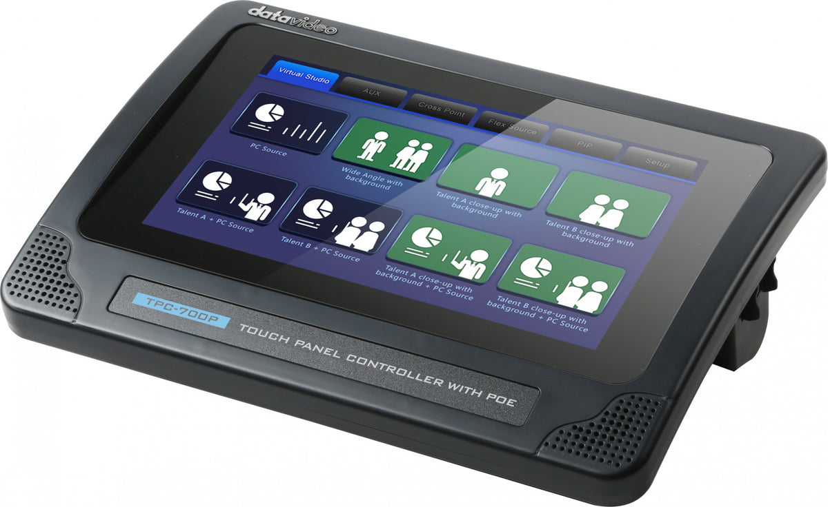Datavideo TPC-700P Touch Panel Controller with PoE - view 2