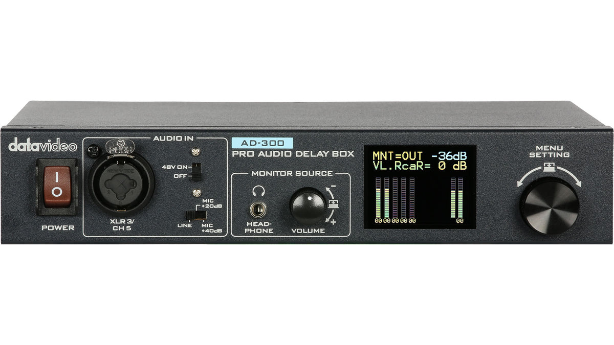 Datavideo AD-300 XLR Pro Audio Delay