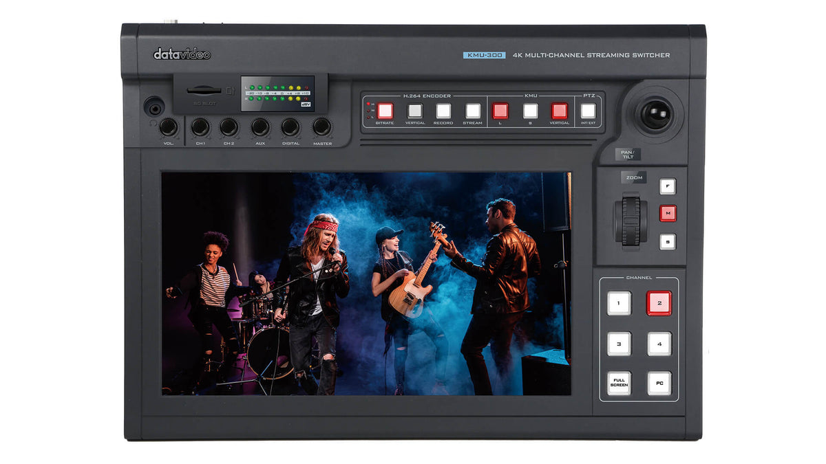 Datavideo KMU-300 4K Multi-Channel Streaming Switcher - view 2