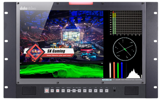 Datavideo TLM-170VR 17.3" ScopeView Production Monitor (7U Rackmount)
