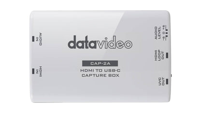 Datavideo CAP-2A HDMI to USB-C Capture Box - view 2
