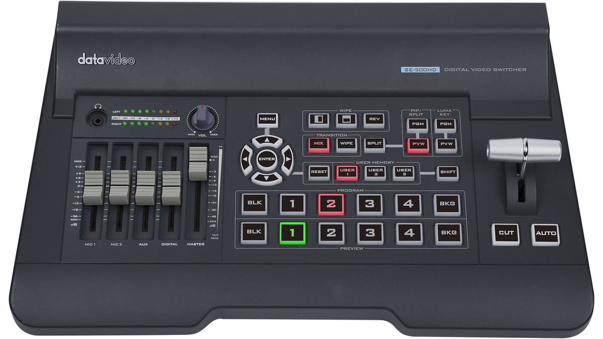 Datavideo SE-500HD 4-Channel 1080p HDMI Video Presentation Switcher
