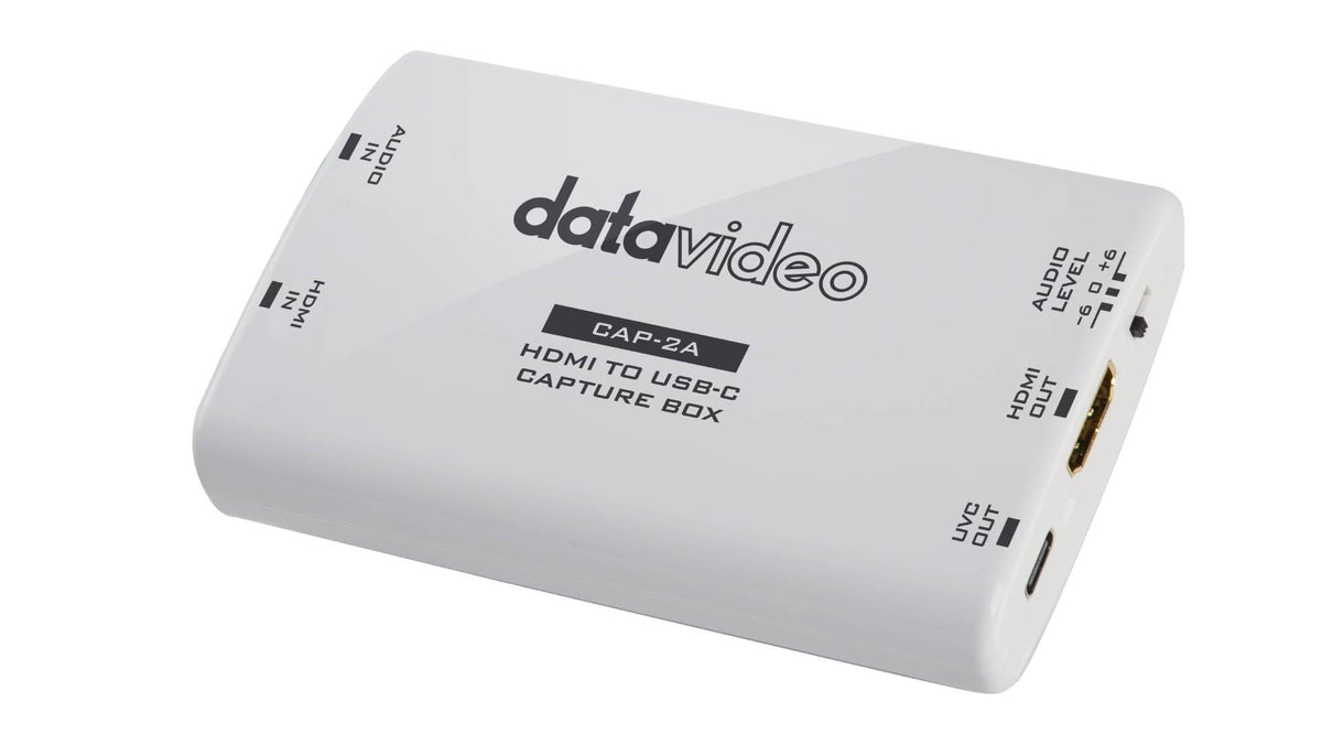Datavideo CAP-2A HDMI to USB-C Capture Box