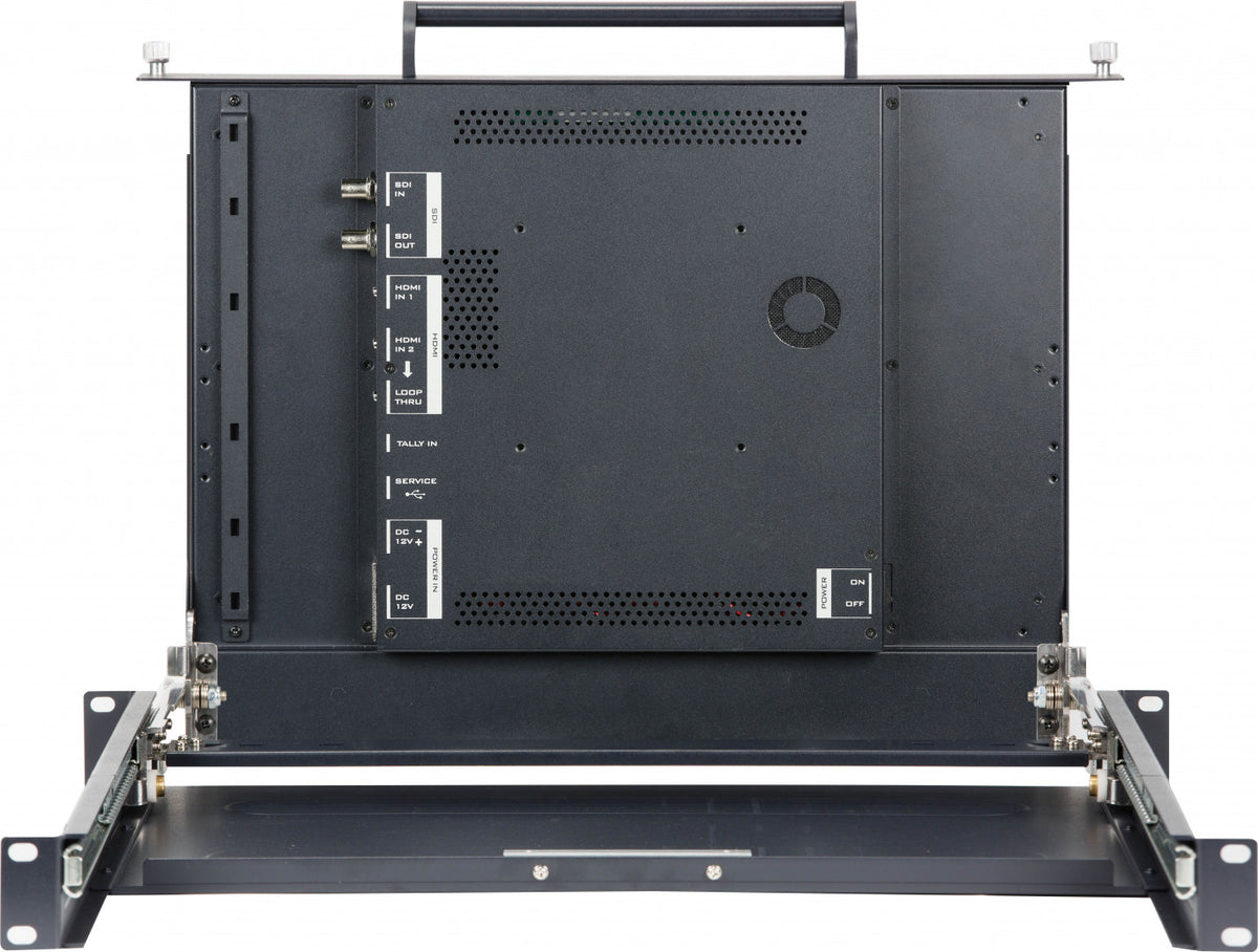 Datavideo TLM-170KM 17.3" 4K Broadcast Monitor (1U Pull-Out) - view 3