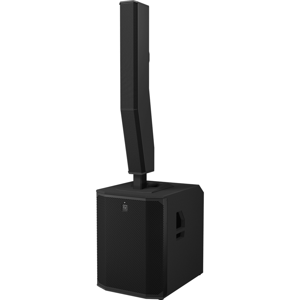 Electro-Voice EVOLVE 90 18-inch portable column loudspeaker system, black, front view