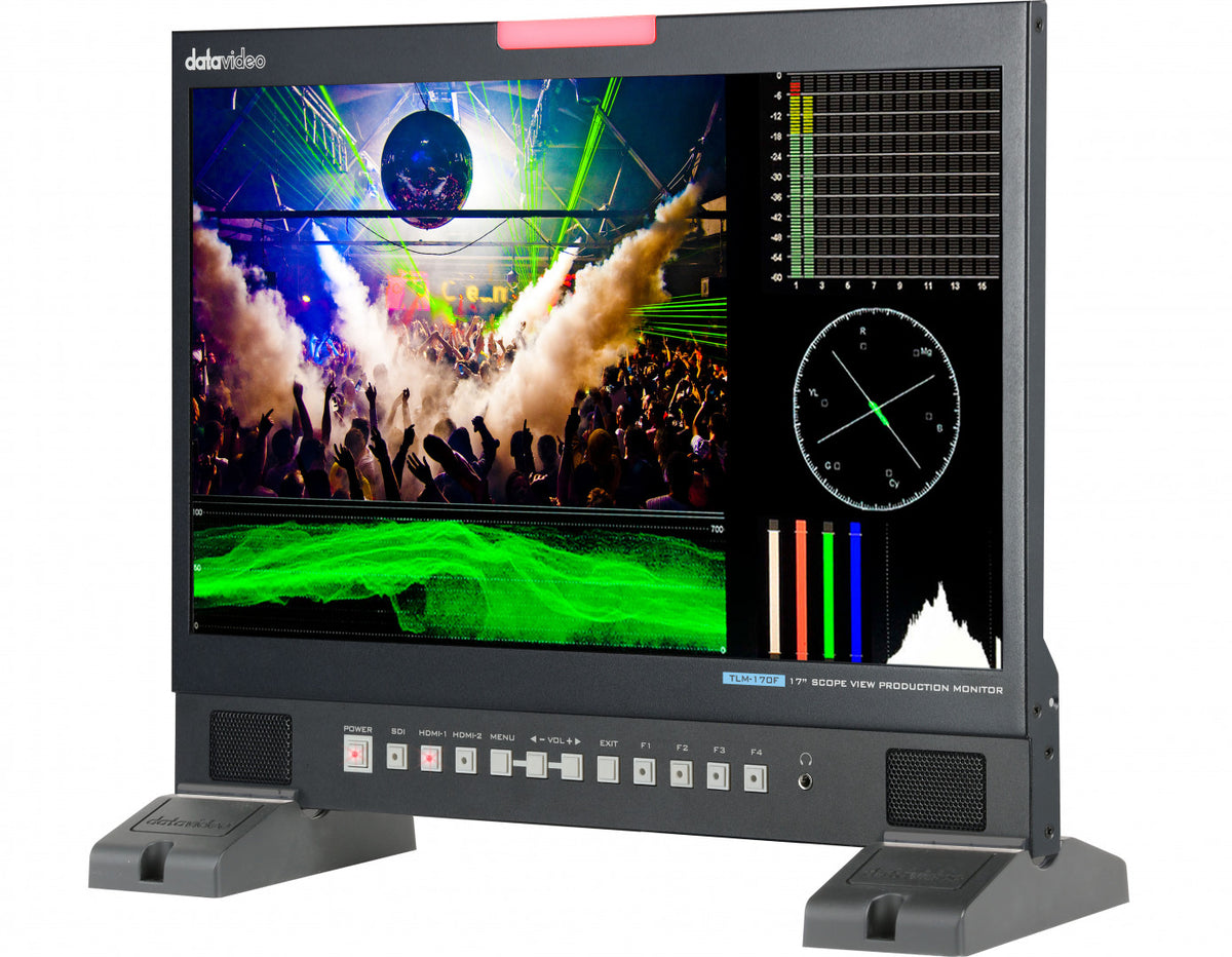 Datavideo TLM-170F 17.3" ScopeView Monitor (Desktop) - view 2