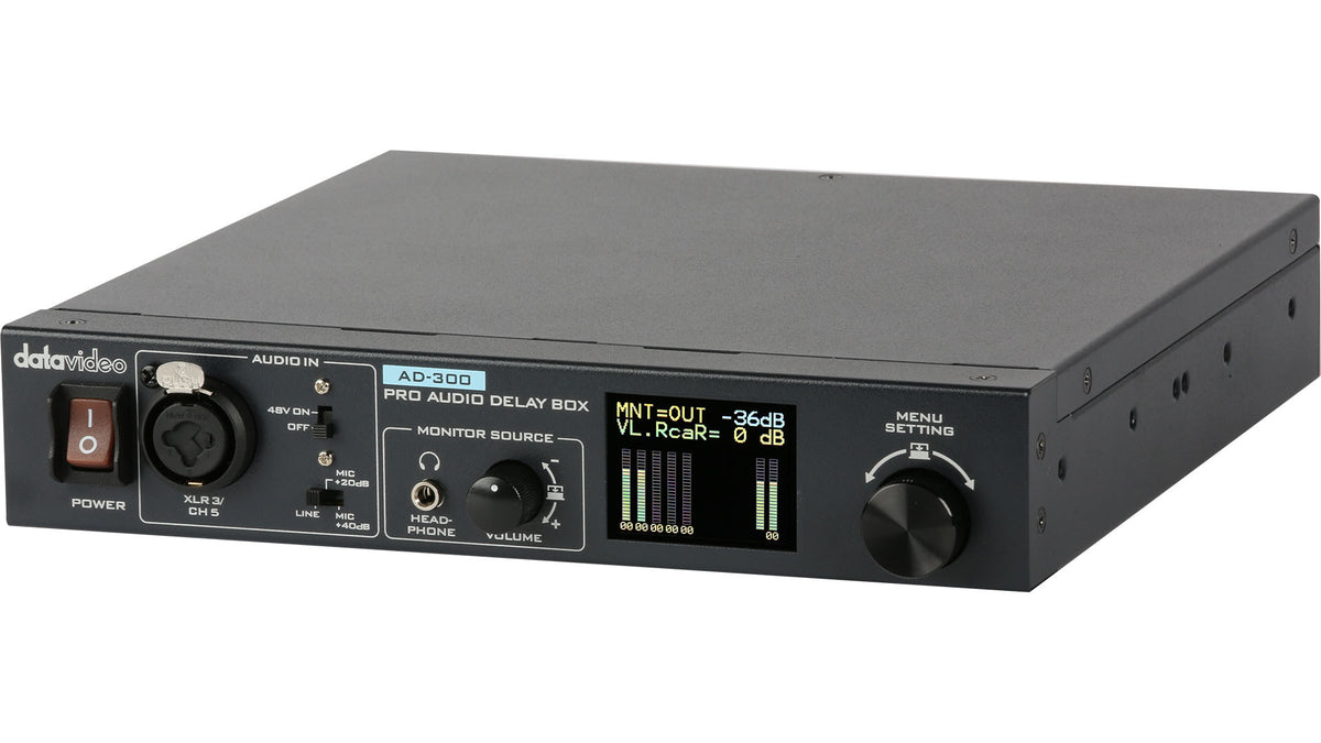 Datavideo AD-300 XLR Pro Audio Delay - view 3