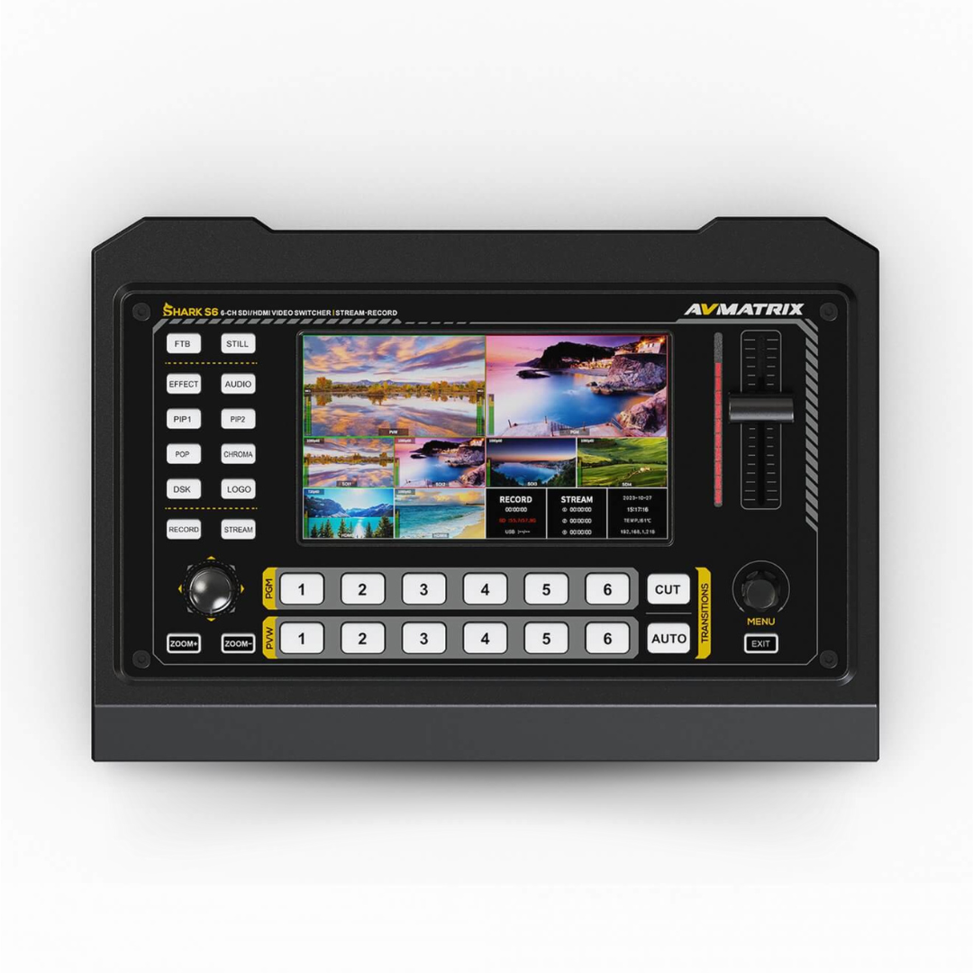 Shark S6 6-CH HDMI/SDI Video Switcher