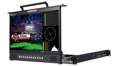 Datavideo TLM-170VM 17.3" ScopeView Production Monitor (1U Pull-Out) - view 3