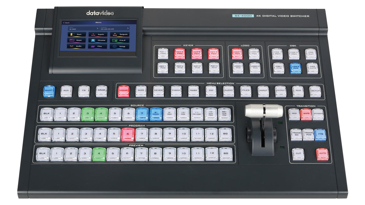Datavideo SE-4000 4K 8-Channel Digital Video Switcher - view 3