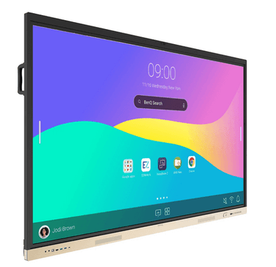 BenQ RM6502K 65-inch 4K education interactive flat panel, front view