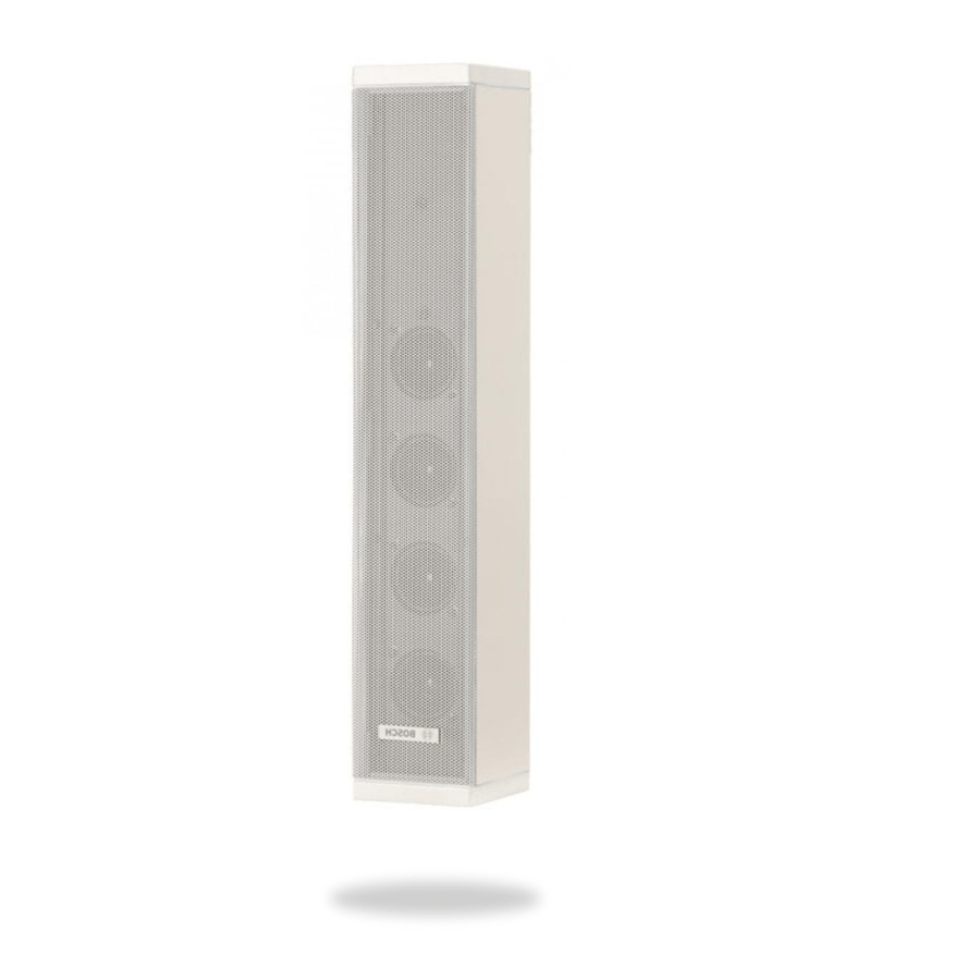 Bosch LA1-UM20E-1 20W metal column loudspeaker - product view 1