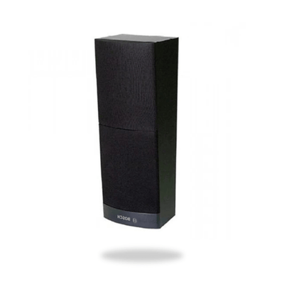 Bosch LBD3921-D 24W column loudspeaker in black, front view