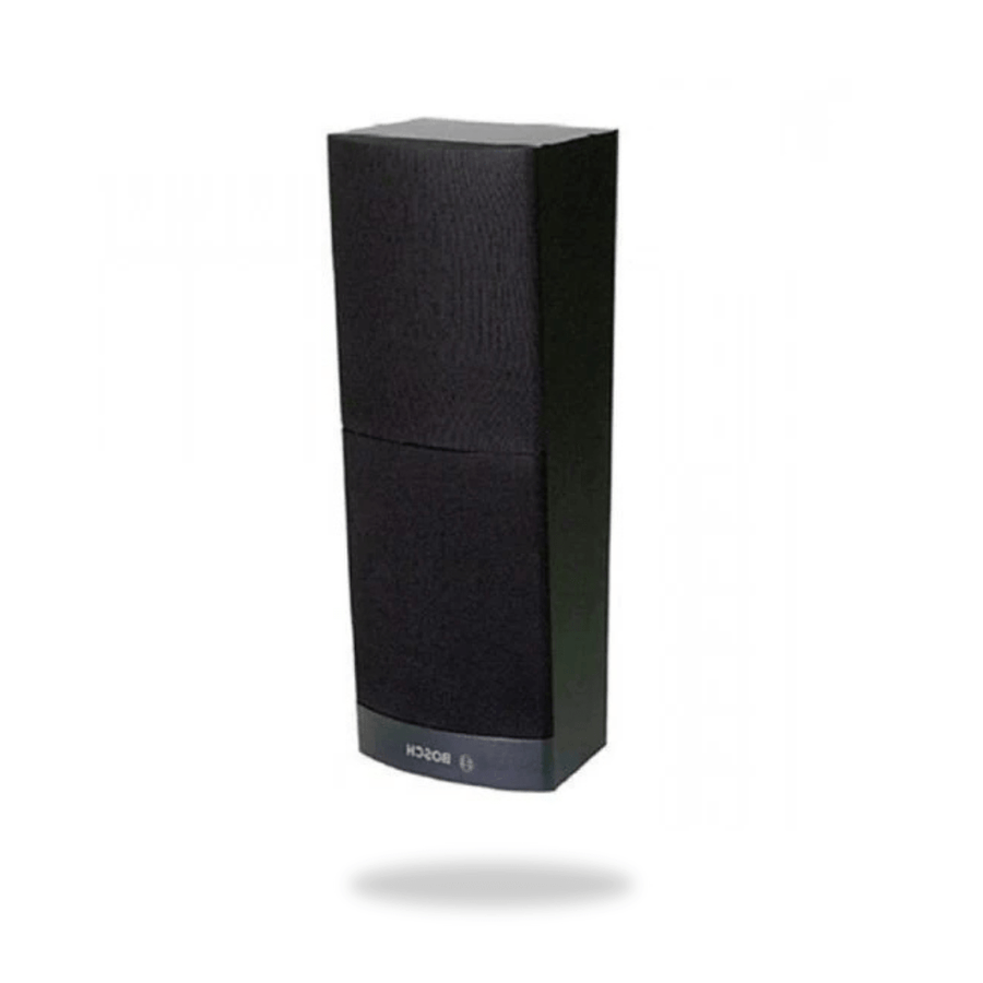 Bosch LBD3921-D 24W column loudspeaker in black, front view
