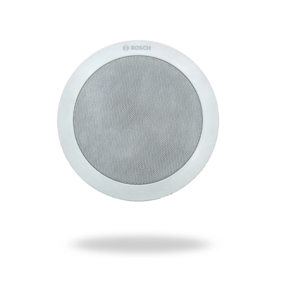 Bosch LC1-PC15G6-6-IN 15W premium-sound ceiling loudspeaker, front view