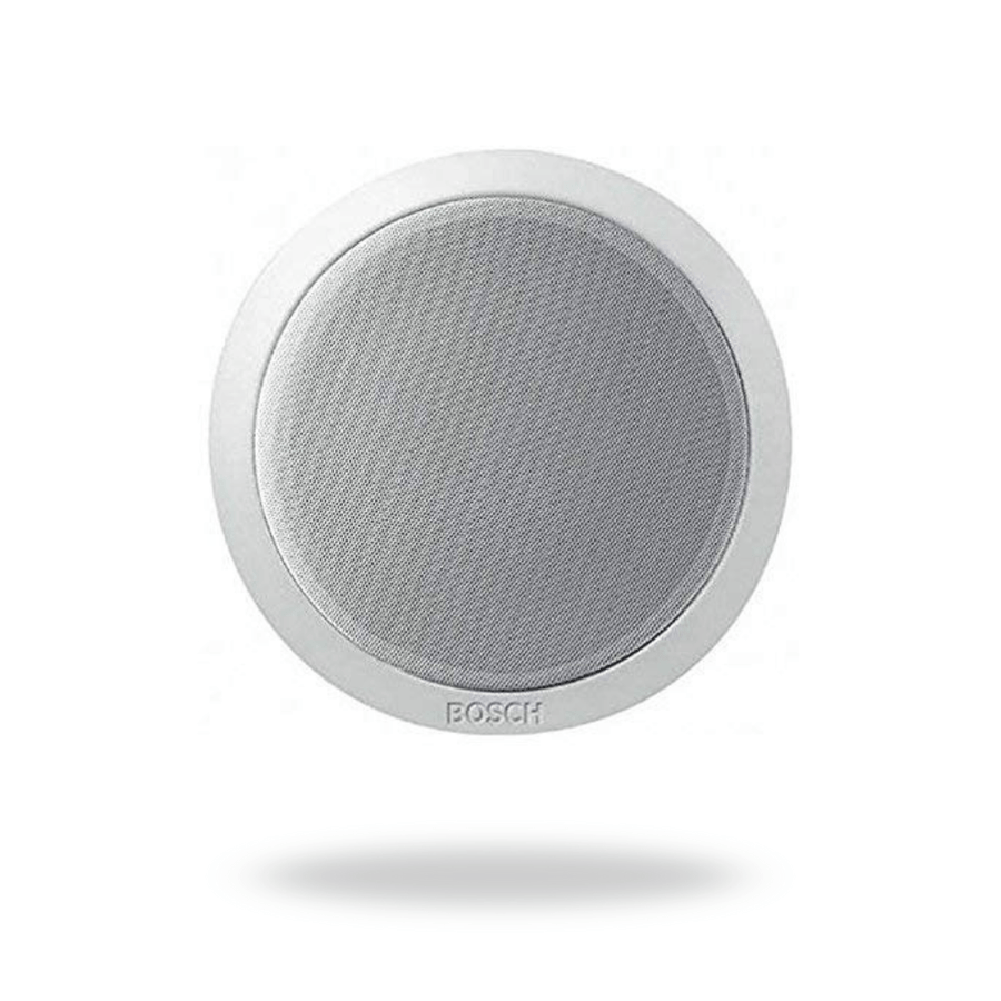 Bosch LC1-PC20G6-6-IN 20W premium-sound ceiling coaxial loudspeaker, front view