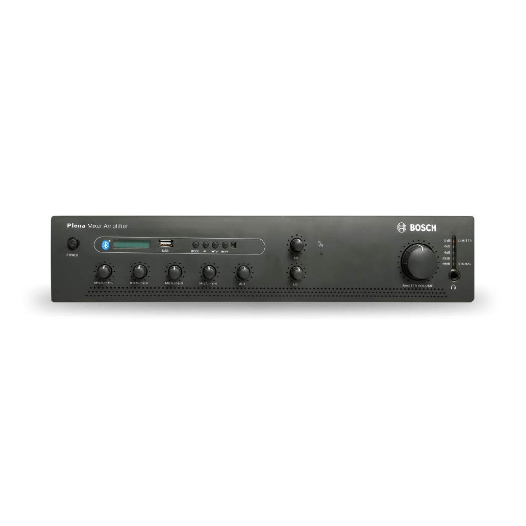 Bosch PA Plena PLE - 1ME060 - 3IN 60 W Stage Mixer Amplifier - Universal AV Solutions