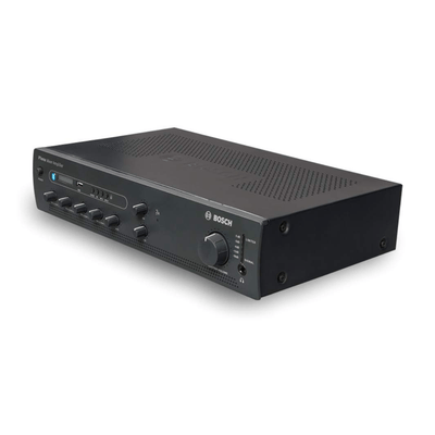 Bosch Plena PLE-1ME060-3IN 60W mixer amplifier, front view