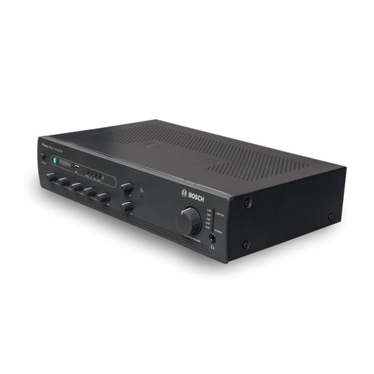 Bosch PA Plena PLE - 1ME120 - 3IN 120 W Mixer amplifier with USB/Bluetooth - Universal AV Solutions