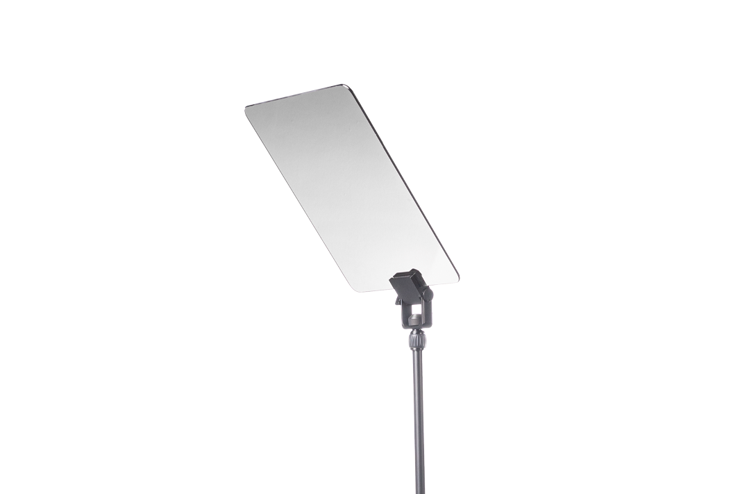 Fortinge PROC presidential teleprompter 50/50 glass panel