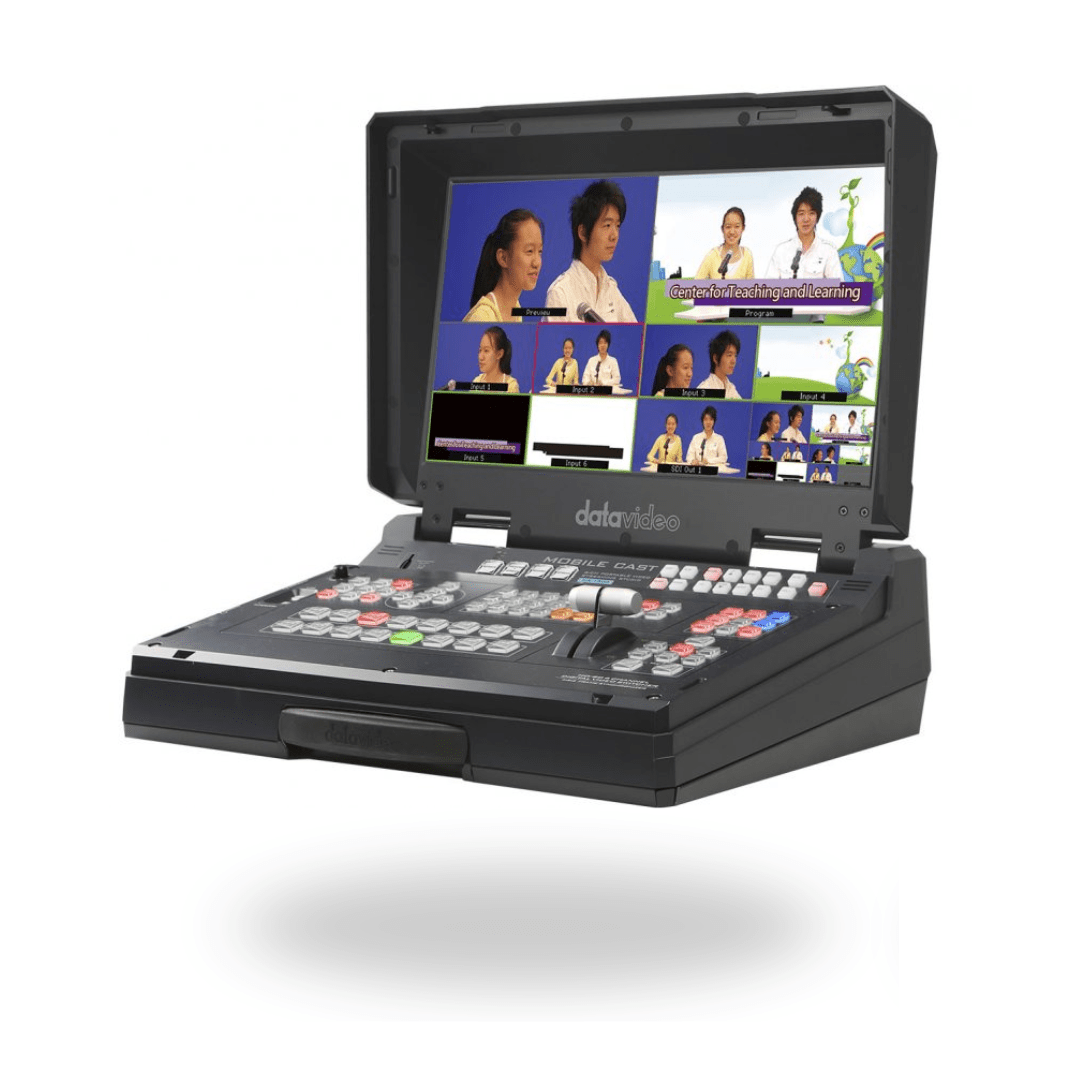 Datavideo HS-1300 6-Channel HD Portable Video Streaming Studio | Live Streaming Switcher & Recorder - Universal AV Solutions