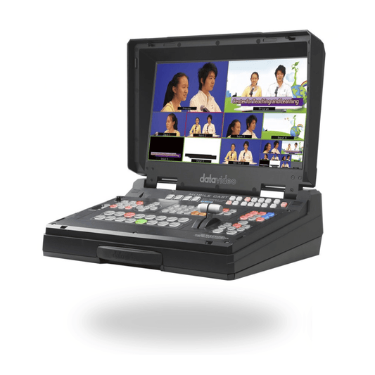 Datavideo HS-1300 6-Channel HD Portable Video Streaming Studio | Live Streaming Switcher & Recorder - Universal AV Solutions