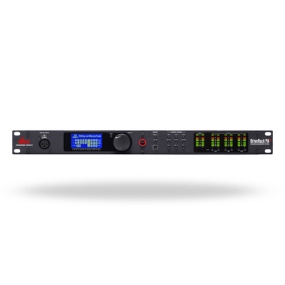 dbx PA2-V loudspeaker management system processor, front view
