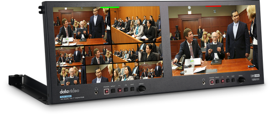 Datavideo TLM-102K Dual 10.1" 12G-SDI/4K-HDMI Monitor