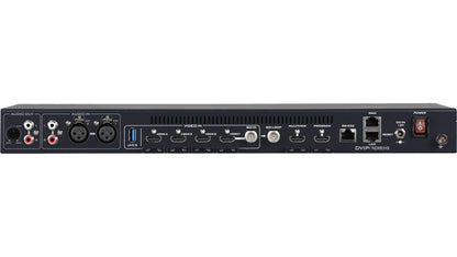 Datavideo iCAST 10NDI rear panel with audio, USB, HDMI, SDI and Ethernet connections