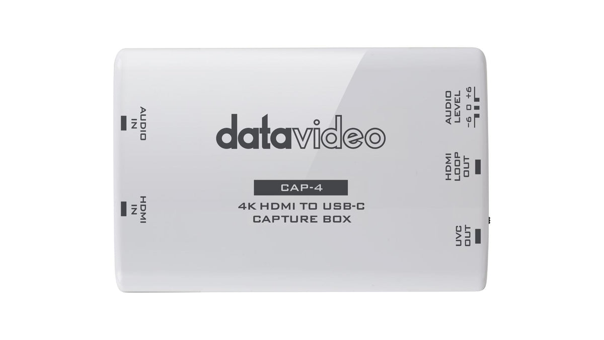 Datavideo CAP-4 4K HDMI to USB-C Capture Box - view 2