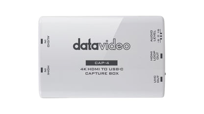 Datavideo CAP-4 4K HDMI to USB-C Capture Box - view 2