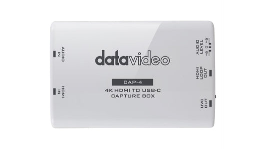 Datavideo CAP-4 4K HDMI to USB-C Capture Box - view 2